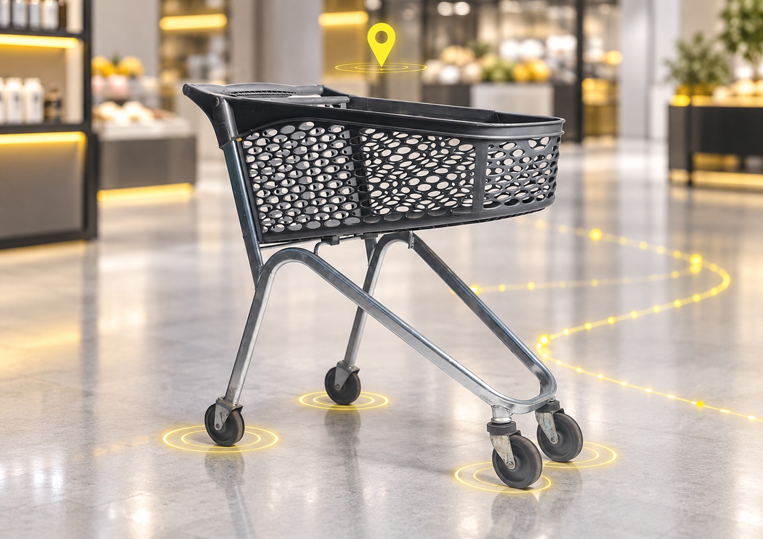 GPS-enabled trolley fleet tracking technology